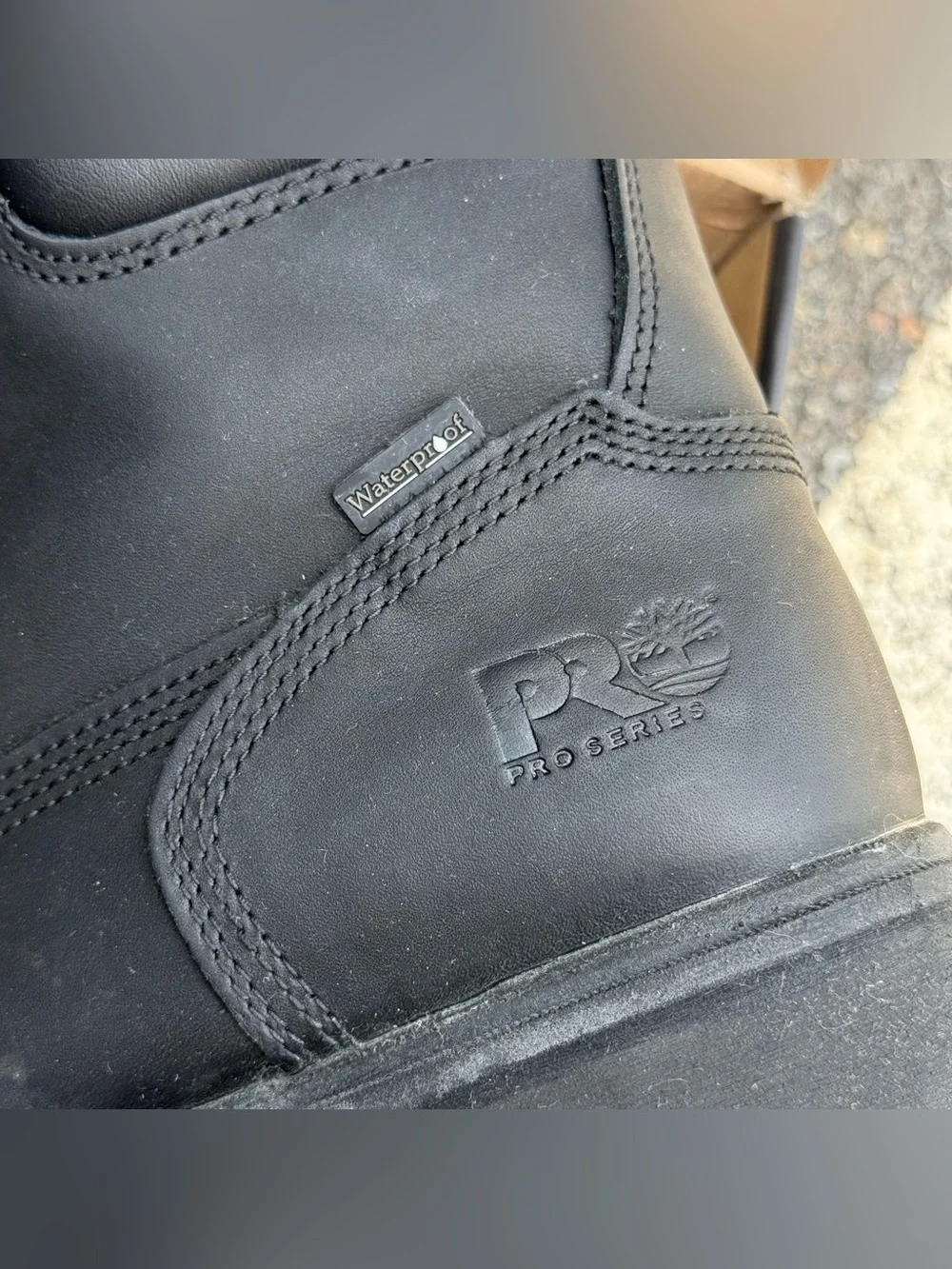 Timberland PRO 6IN Direct Attach Work Boots Men's 9.5 Soft Toe Insulated Black